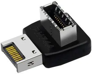 For Computer Motherboard Type-E USB 3.1 Type-E Interface 90 De Steering Elbow Front Type-C Installed Adapter(PH74A)