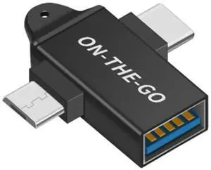 For USB C to USB 3.0 OTG Converter USB 2 in 1 Type C Micro-OTG Adapter