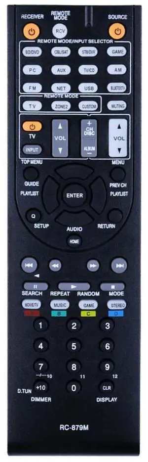 For RC-879M Remote Control for TX-NR535 TX-SR333 HT-R393 HT-S3700 Power Emplifier AV Receiver Controller Remote