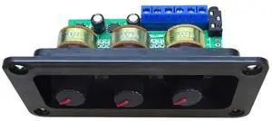For Digital Power Amplifier Board Stereo Amp NS4110B Sound Amplifier 2X20W HIFI Treble Bass Tone, with Panel