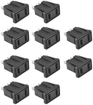 For 10 x US Type Panel Mounting AC Power Socket Outlet AC 250V 10A