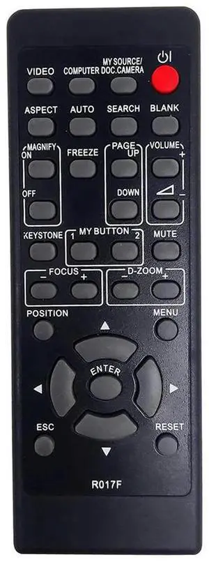 For R017F Projector Remote Control for BZ-1, CP-A221N, CP-A222WN, CP-A301N, CP-A302WN, CP-A352WN, CP-AW2519N