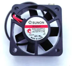 FOR KDE1204PFV1 DC12V 1.7W 40x10MM 2Lines Computer Cooling Fan FOR KDE1204PFV1 DC12V 1.7W 40x10MM 2Lines Computer Cooling Fan