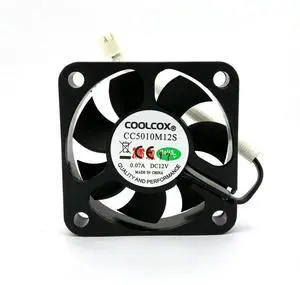 FOR CC5010M12S DC12V 0.07A 5CM 50x50x10MM 2Line Computer cooling fan FOR CC5010M12S DC12V 0.07A 5CM 50x50x10MM 2Line Computer cooling fan