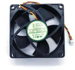 FOR DFC802012M DC12V 2.0W DFC802012H 2.8W 8cm 80x80x20MM 3Lines Computer Cooling Fan