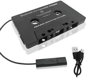 For U Cassette 5.0 Adapter Converter Car Tape Audio Cassette for Aux Stereo Music Adapter Cassette