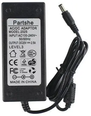FOR 20V 2.5A 5.5*2.5mm Power Adapter For GC420d GC420t R2844 TLP2844-Z T402 TLP2742 TLP3742 T208M T212M Thermal Label Printer