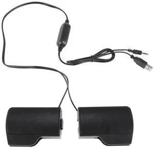 For Clip Mini Portable USB Stereo Speaker Soundbar for Notebook Laptop Computer PC Phone Music Player