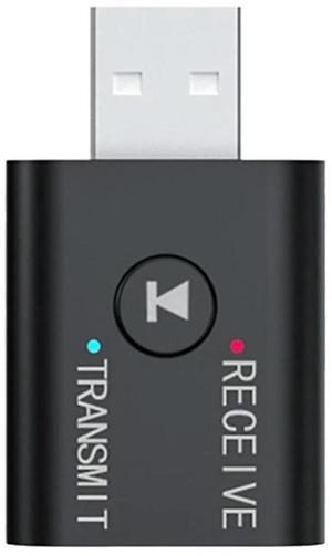 For Portable 5.0 Receiver 3.5mm AUX USB Mini 2 in 1 Wireless Stereo USB Audio Adapter