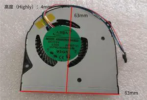 FOR Cooling Fan For NS13A2 NS14A2 NS14A5 NS14A8 M5 Pro-I58EM i516EM smartbook D1 A135KB101 103