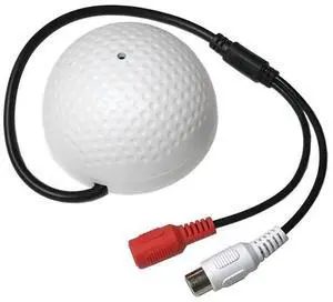 For Audio ing MIC Sound Pickup Microphone for CCTV Surveillance Security IP Built in Preamp Wired Voice