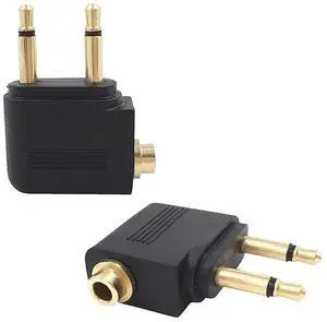 For 5Pcs 3.5mm Plug Adaptor Jack Audio Headphone Converter Adapter Headset Connector for Travel Earphone