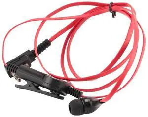 For 2 Pin Noodle Style Earbud Headphone K Plug Earpiece Headset For Uv5R Bf-888S Uv5R Red Wire