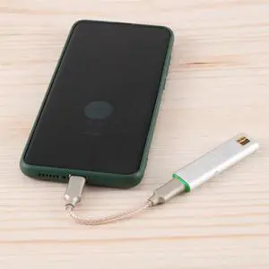 For TYPE C to 3.5MM DSD256 for Headphone Amplifier Adapter DAC Portable USB Cirrus Logic Hifi for Win10 PC