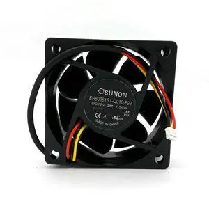 FOR EB60251S1-Q010-F99 Dc12V 1.56W 60x60x25MM 6cm 3lines Signal for Projector Cooling Fan