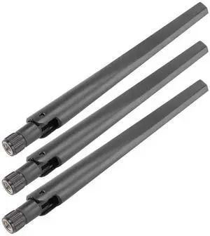 For 3 PCS Metal WiFi Antenna of RP-SMA Interface with 5DBi 2.4G/5G Dual-Band Wireless Wifi Antenna for RT-AC68U