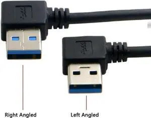 USB 3.0 Cable Type A to Type A USB 3.0 A to A Cable Type A Male to Male Cable Cord USB 3.0 Type A Male to USB 3.0 A Type Extension Cable 0.5M