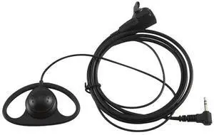 For 1 Pin D Type Headset Ear Hook Earphone PTT Mic Earpiece for Portable TLKR T3 T4 T60 T80 MR350R Walkie