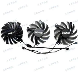 FOR for INNO3D RTX4070 RTX4070ti X3 Video Graphics Card Cooling Fan CF-12910S CF-12915S