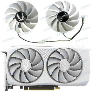 FOR Cooling Fan for RTX4060 8GB TWIN EDGE OC WHITE Graphics Video Card