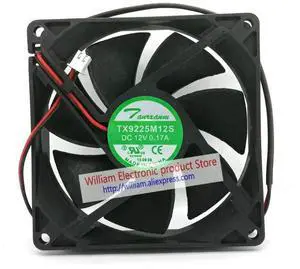 FOR TX9025L18S 18V 0.14A TX9225M12S 12V 0.17A 90x90x25MM 2Lines Computer coolign fan