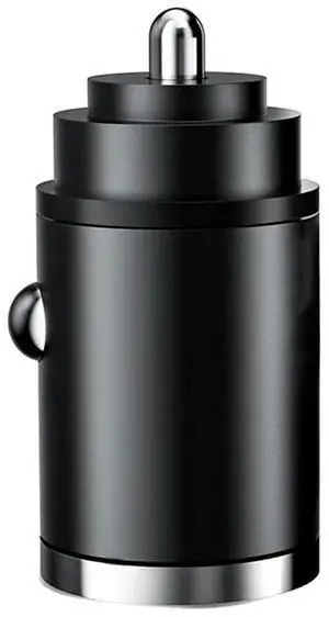 For 100W USB Car Charger Mini Invisible Car Charger Fast Charging Suitable for / Mobile Phones