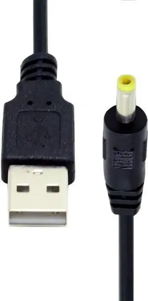 USB to DC 4.0x1.7mm Cable,USB 2.0 Type A Male to DC 5V 4.0x1.7mm Power Round Plug Cable 24AWG 150cm