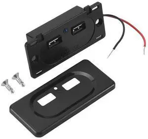 For Vehicle DC5V/3.1A Dual USB Ports Charger Socket Modification Accessories for Car Camping Boat Motorhome Caravan For Vehicle DC5V/3.1A Dual USB Ports Charger Socket Modification Accessories for Car Camping Boat Motorhome Caravan