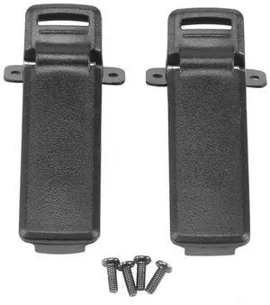 For 2Pcs Walkie Talkie Spare Part Back Belt Clip for 2-way UV5R For intercom UV5R 5RA 5R + 5RB 5RC