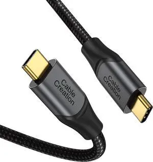 USB C Cable 10 FT 100W 20V/5A Durable USB C to C Cable 10FT Braided Fast Charging Cable 480Mbps Data Cable for MacBook Pro iPad Air XPS S21 S20 and Other USB C Devices 3m Gray