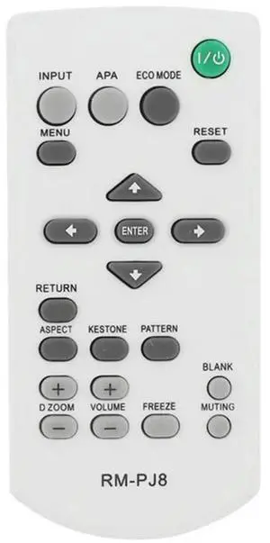 For U RM-PJ8 Projector Replacement Remote Control for RM-PJ5/PJ6/PJ10/PJ12/PJ1 Wireless Remote Controller