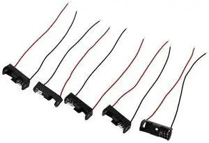 For 5pcs 4.3 Wire Leads Black Storage Slot Holder 1 x 12V 23A/27A
