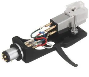 For Cartridge Stylus with Turntable Headshell 4 Pin Contacts for Phonograph Turntable Gramophone LP Vinyl Needle
