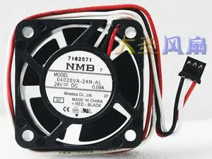 FOR Cooling Fan Blower for Inverter 04020VA-24N-AL 40*20MM DC24V 0.09A 4CM