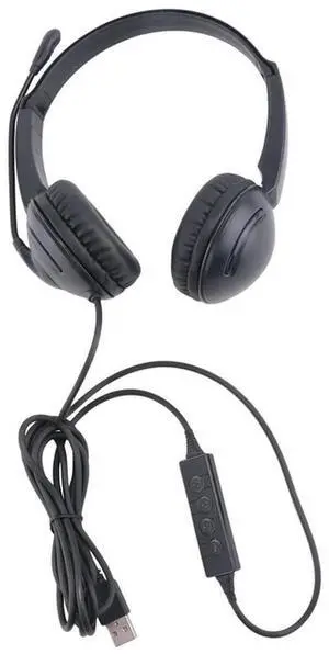 For Headset USB Conference Headset Computer Headset Microphone PC Call Stereo Headset Noise Isolation, Anti-Fatigue