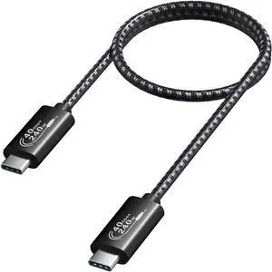 240W USB C to USB C Cable [1.5ft],USB4 40Gbps Data Transfer Type-C 240W PD Fast Charging,8K Video Cord,for Thunderbolt 3/4, all of USB C port devices