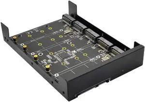 M.2 NGFF SATA SSD to 3.5 SATA3.0 6Gb JBOD Adapter Card With Enclosure Adapter