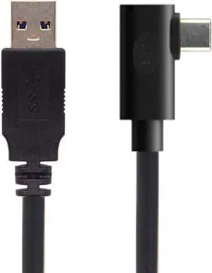 Fit for Quest Link VR USB 3.1 Type-C Left Right Angled Type to Standard USB3.0 Data Cable 5M