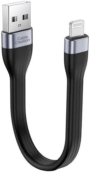 [MFi Certified] iPhone Charging Cable Short 15 cm, USB to Lightning Cable iPhone Fast Charging Cable Compatible with iPhone 14/14 Pro Max/13/12/12 Pro/11/X/XR/8/8 Plus/7/6S/6/SE, iPad