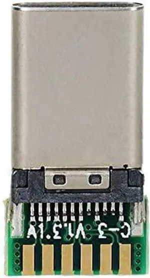 DIY 24pin USB 3.1 Type C USB-C Male Plug Connector SMT Type with PC Board