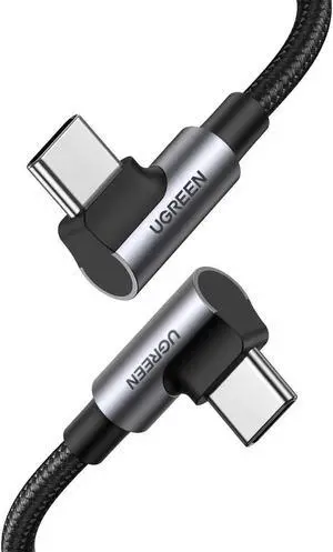 USB-C to USB-C Cable 90 Degree 100W PD Fast Charging Cord for Apple MacBook Pro Air Huawei Matebook iPad Pro 2020 Chromebook Pixel 4 XL Samsung Galaxy S20 S10 Note 10 Switch 6FT
