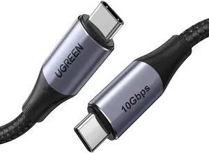 USB-C to USB-C Cable 100W Power Delivery USB C 3.1 Gen 2 10Gbps 4K Video Compatible with MacBook Pro Air iPad Pro 2020 Chromebook Samsung Galaxy S20 S10 Pixel 4XL PS5 Nintendo Switch 3ft