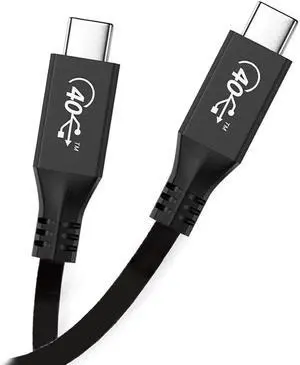 USB-IF Certified USB4 USB4.0 USB-C Type-C Male to USB-C Type-C Male USB4 Cable 40Gbps with 100W Charging Compatible 0.5M