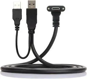 Fit for Quest Link VR USB 3.1 Type-C Dual Screw Locking to Standard USB3.0 Data Cable 8m Fit for Quest Link VR USB 3.1 Type-C Dual Screw Locking to Standard USB3.0 Data Cable 8m