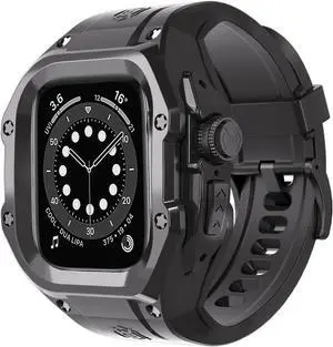 Waterproof Case with Band for Apple Watch Ultra 2 / Ultra 1 49mm, Water Proof Full Body Rugged Cover with Screen Protector for Apple Watch Ultra 2 / Ultra1 49mm