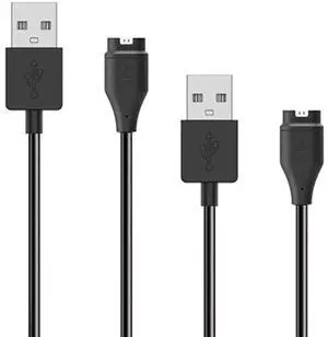 2 Packs Charger for Garmin Venu/Venu Sq/Venu 2/Venu 2 Plus/Venu 2S/Venu Sq 2/Venu 3/Venu 3S, Replacement Charging Cable Cord