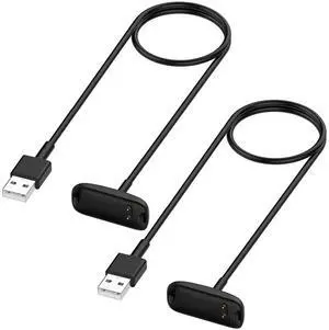 Charger for Fitbit Inspire 3, Replacement USB Charging Cable Cord Accessories for Fitbit Inspire 3 Fitness Tracker [2Pack, 3.3ft/1m]