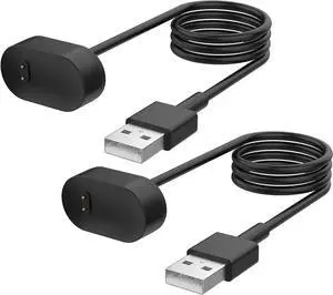 Charger for Fitbit Inspire HR & Ace 2, Replacement USB Charging Cable Cord for Inspire Smart Wristband ( 2PACK, 3.3ft/100cm)