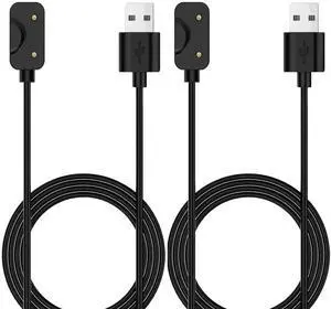 2 Pack Compatible with Sumsung Galaxy Fit 3 Charger, 3.3FT Replacement USB A Magnetic Charging Cable Cord for Galaxy Fit 3 Smartwatch