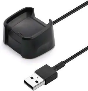 Charger for Fitbit Versa, Replacement Charging Dock Cable with 3.3ft USB Cord for Fitbit Versa Smart Watch